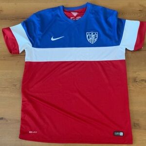 Nike Tricolor Soccer Jersey with Emblem